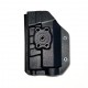 Компактная поясная кобура Glock 17 c Fenix GL22, черная, кайдекс с выбором крепления [STRIKE GEAR]